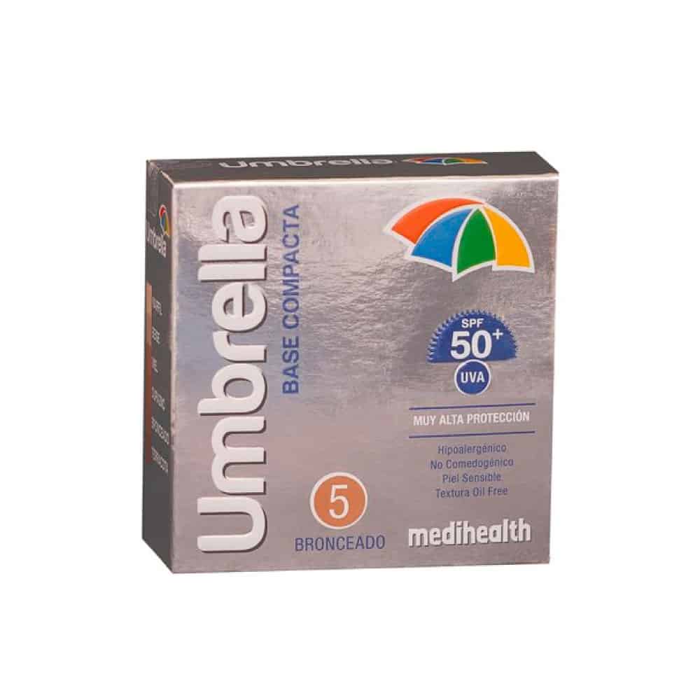 UMBRELLA BASE COMPACTO BRONCEADO SPF50 MEDIHEALTH