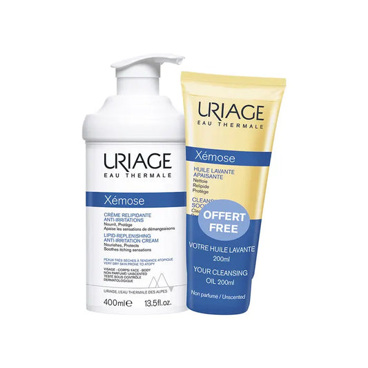 PROMO XEMOSE CREMA 400ML + XEMOSE HUILE 200ML URIAGE