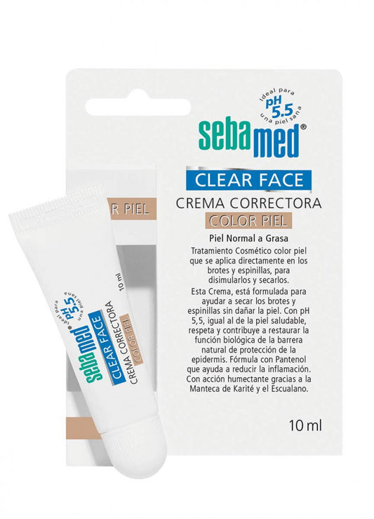 CLEAR FACE CREMA CORRECTORA COLOR 10ML SEBAMED