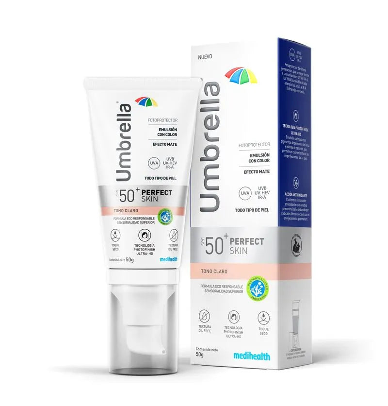 UMBRELLA PERFECT SKIN TONO CLARO 50 GRAMOS MEDIHEALTH