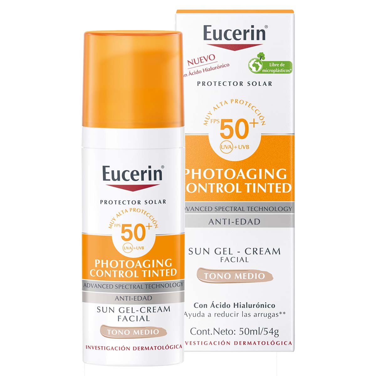 EUCERIN PHOTOAGING CONTROL SUN CREAM FACIAL COLOR