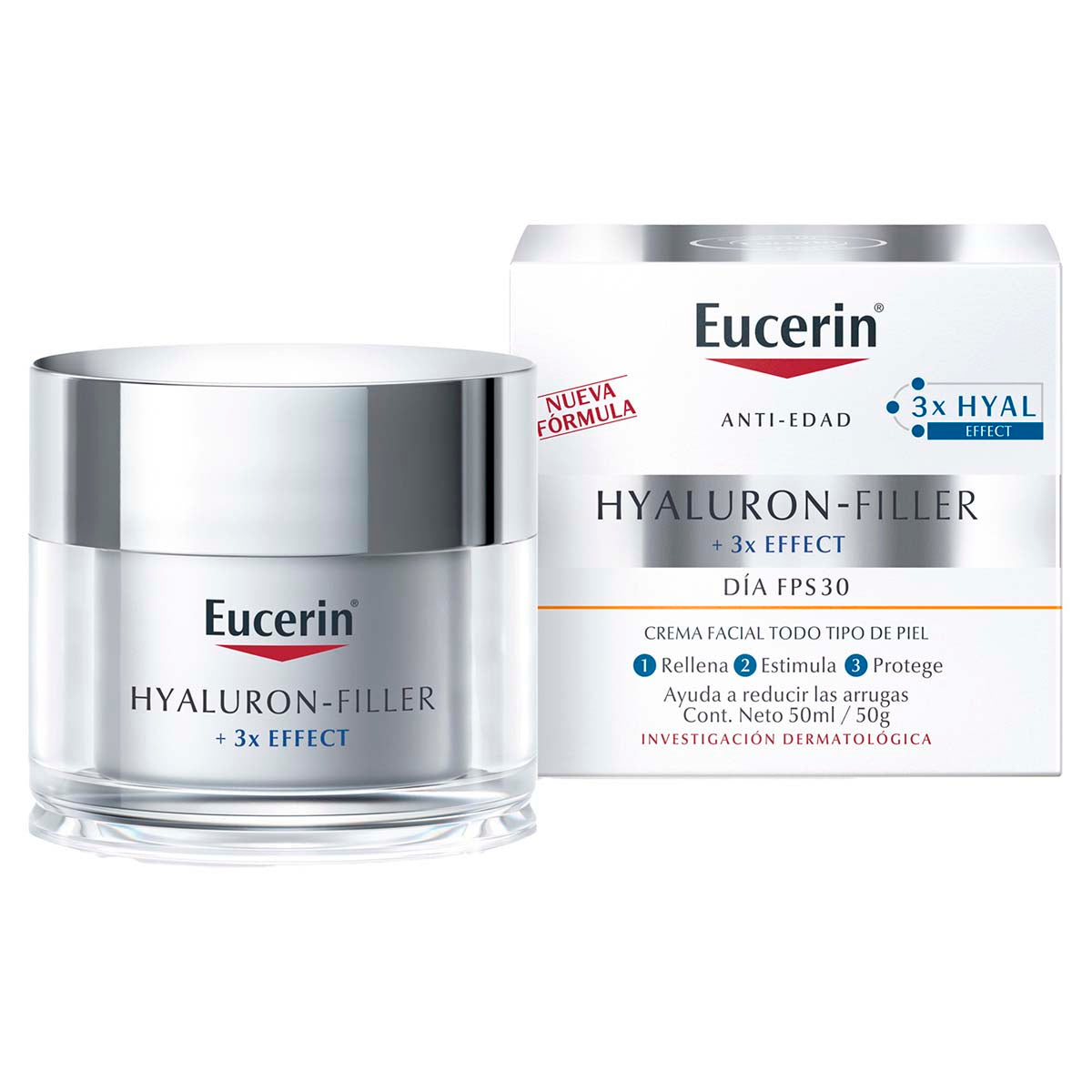 EUCERIN HYALLURON FILLER 50ML CREMA DIA SPF30