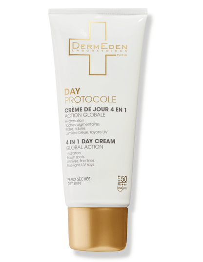 DAY PROTOCOLE 4 IN 1 DAY CREAM DRY SKIN SPF50 DERMEDEN