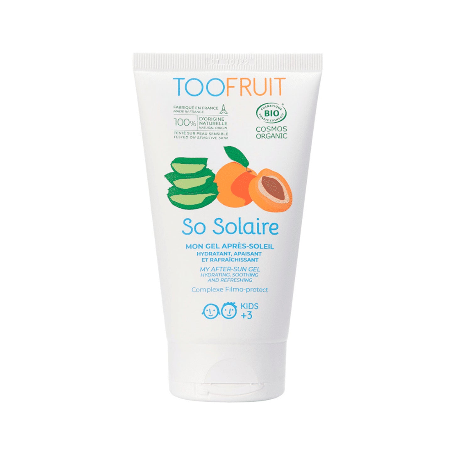 AFTER SUN GEL 150ML SO SOLAIRE SPF50 APRICOT ALOE VERA TOOFRUIT