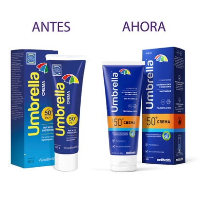 UMBRELLA CREMA 50SPF 60 GRAMOS MEDIHEALTH