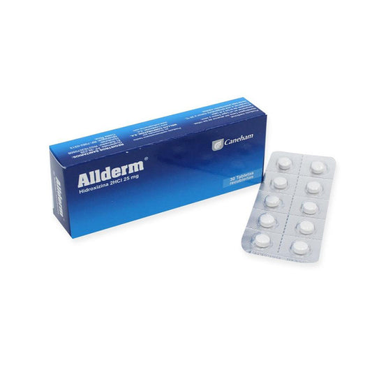 ALLDERM 25MG X 30 TABLETAS