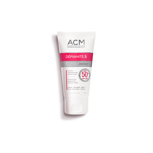 DEPIWHITE S CREMA FOTOPROTECTORA ACLARANTE SPF 50 ACM.