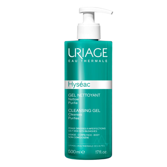 HYSEAC GEL NETTOYANT T 500ML URIAGE