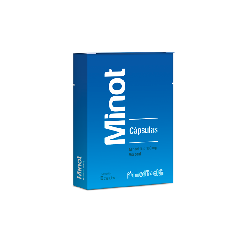 MINOT 100MG X 10 CAPSULAS MEDIHEALTH