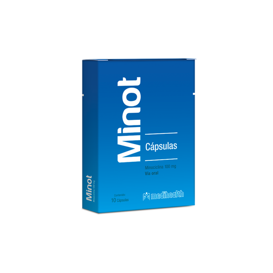 MINOT 100MG X 10 CAPSULAS MEDIHEALTH