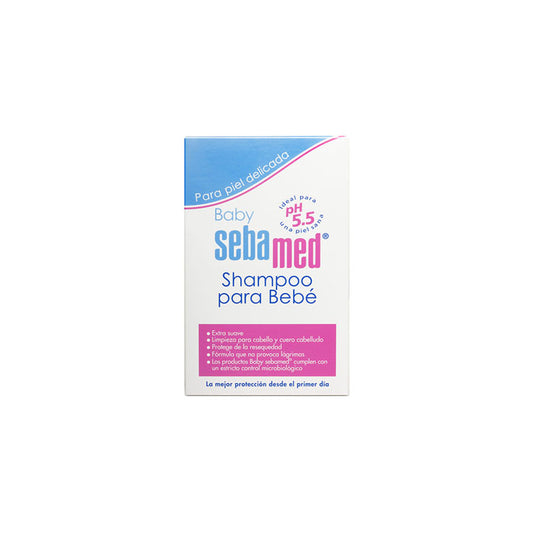 SHAMPOO PARA BEBE 250ML SEBAMED