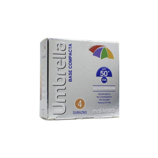 UMBRELLA BASE COMPACTO DURAZNO 50 SPF 11 GRAMOS MEDIHEALTH