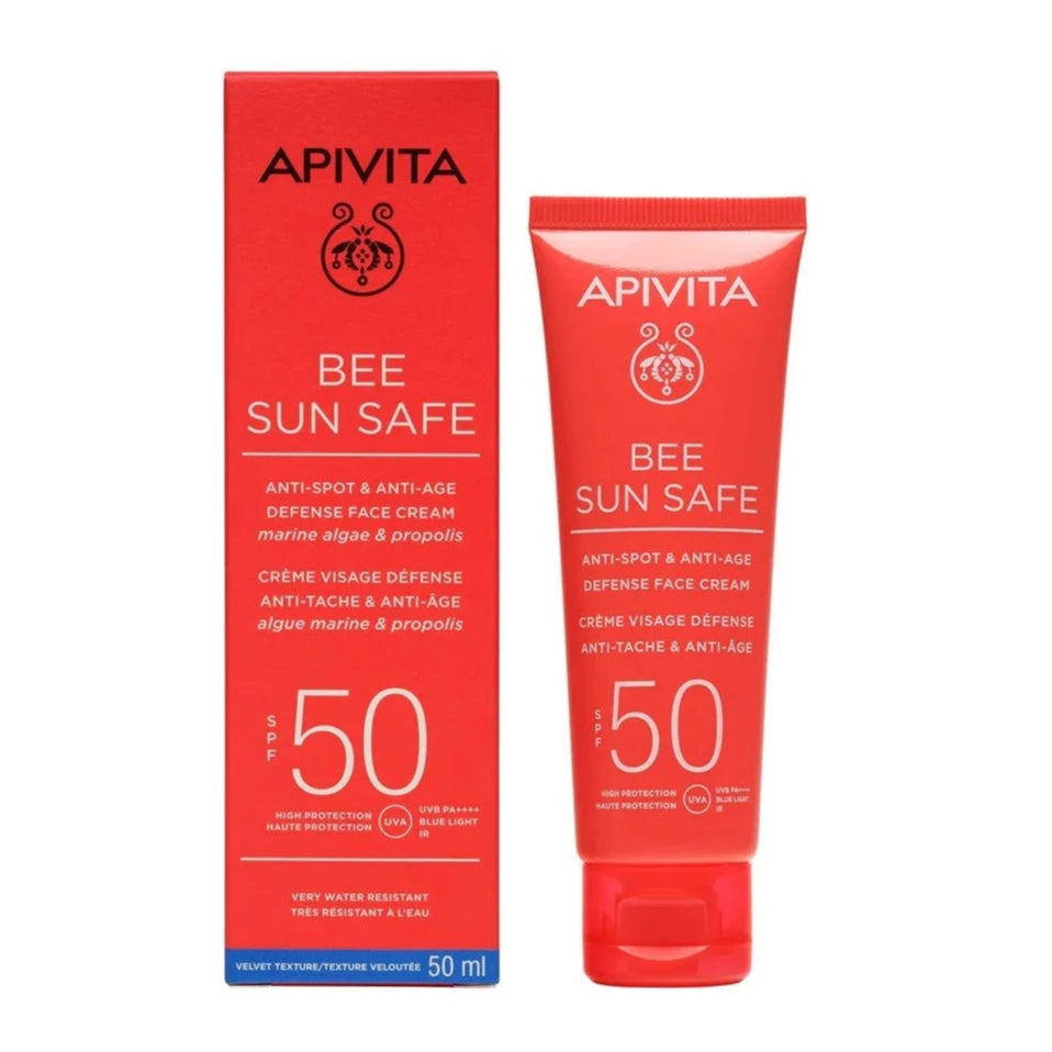 CREMA FACIAL ANTIEDAD & ANTIMANCHAS SPF50 APIVITA