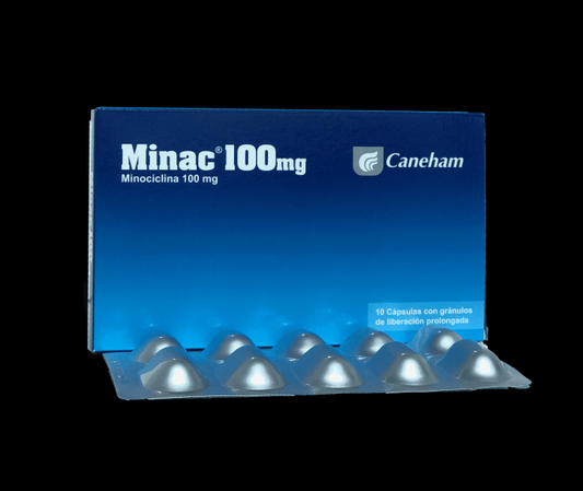 MINAC 100MG X 10 CAPSULAS