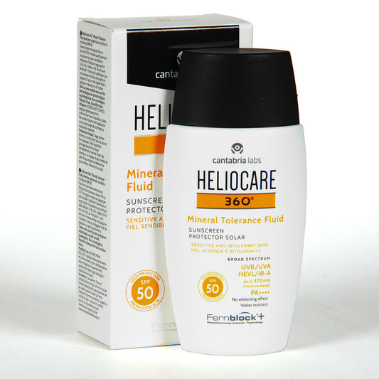 HELIOCARE 360 MINERAL TOLERANCE FLUID SPF50 CANTABRIA LABS