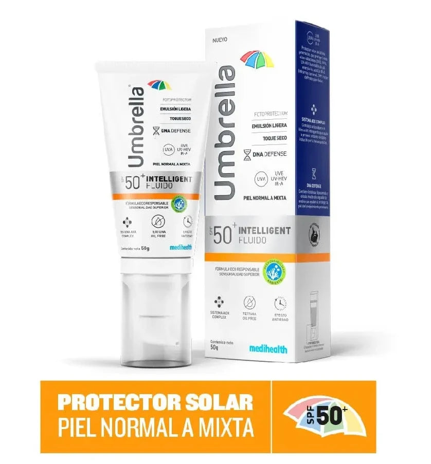 UMBRELLA INTELLIGENT FLUIDO 50SPF MEDIHEALTH