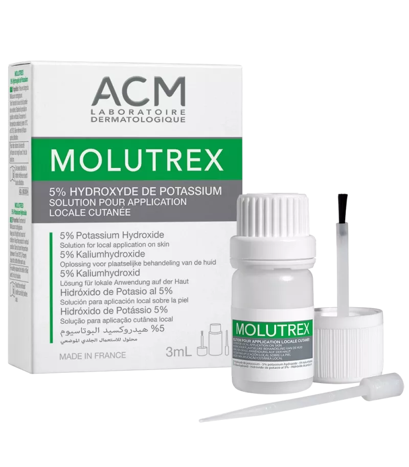 MOLUTREX HIDROXIDO DE POTASIO 5% 3ML ACM