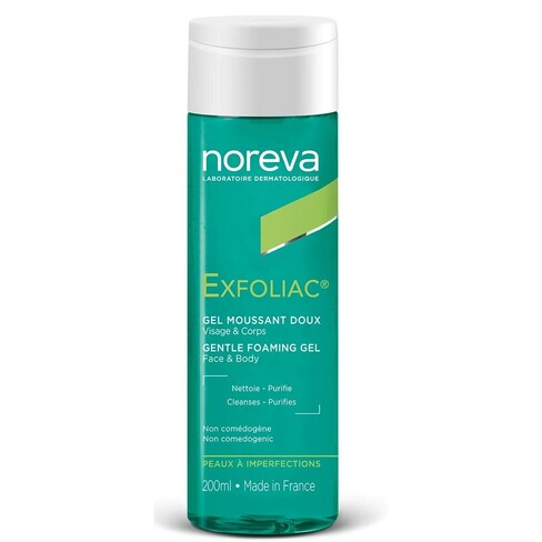 EXFOLIAC GEL LIMPIADOR SUAVE 200ML NOREVA